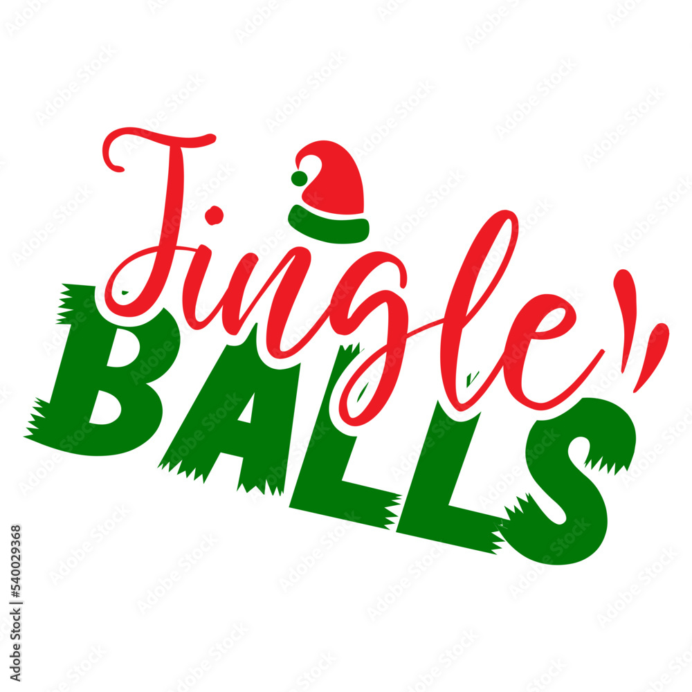 Naklejka premium Jingle balls SVG SVG