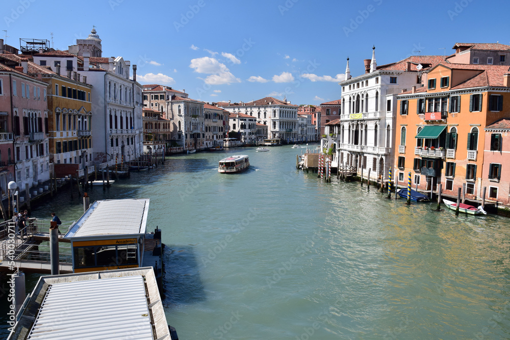 Le Grand Canal, vu depuis le us depuis le Ponte dell'Accademia