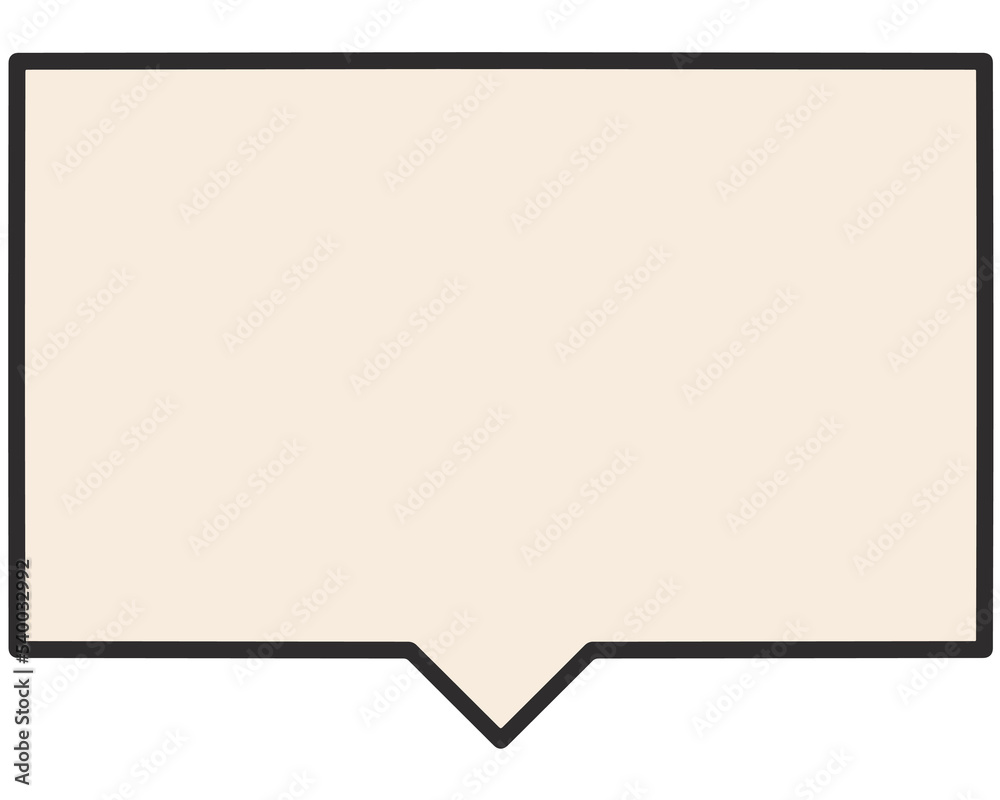 Square Message Bubble Window Frame Square Message Bubble Window Frame