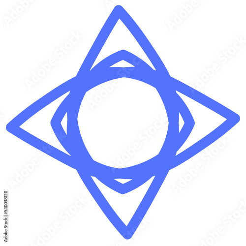 bloom decoration flower pattern line icon