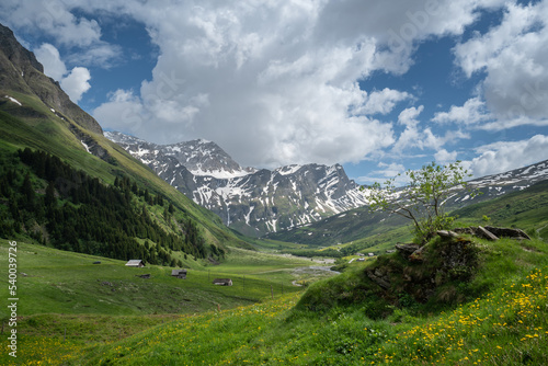 The Safien valley in the Grisons, Switzerland