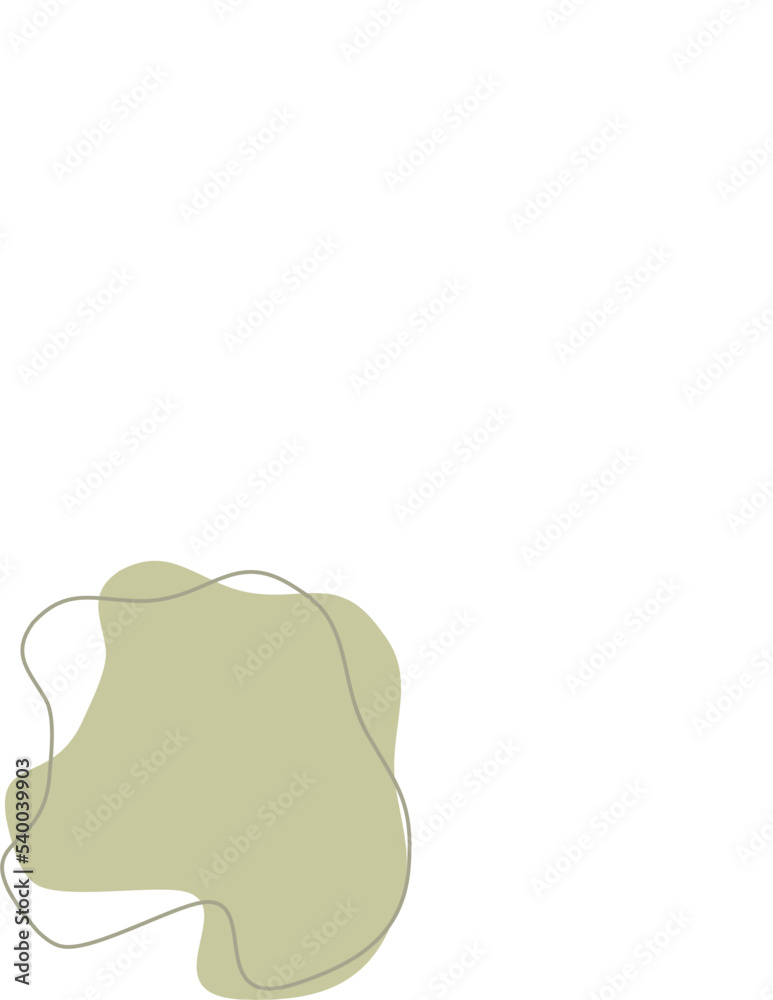 Liquid and fluid shape Green color Liquid and fluid shape Green color
