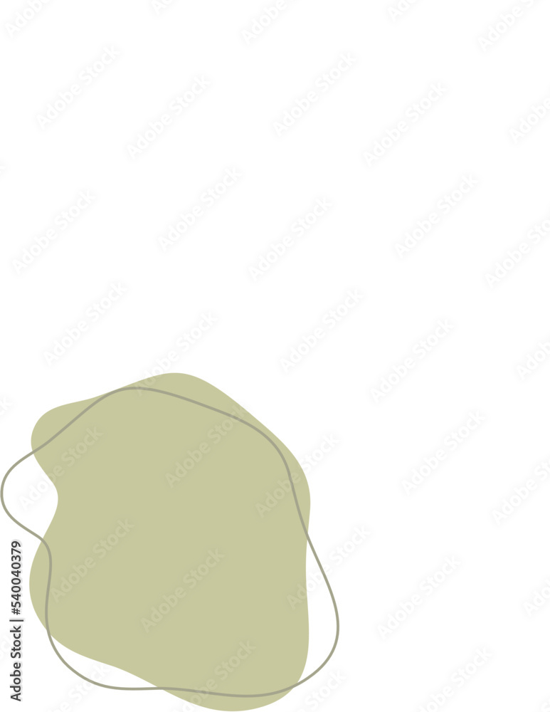 Liquid and fluid shape Green color Liquid and fluid shape Green color