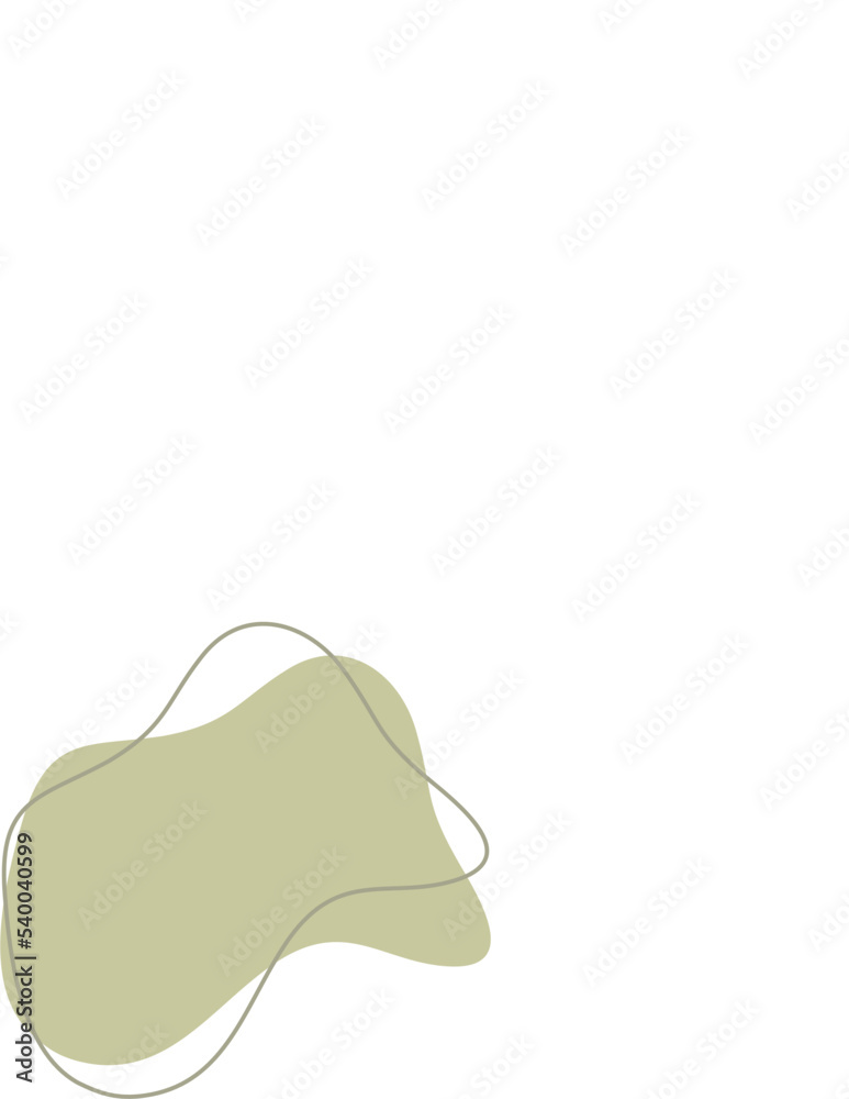 Liquid and fluid shape Green color Liquid and fluid shape Green color