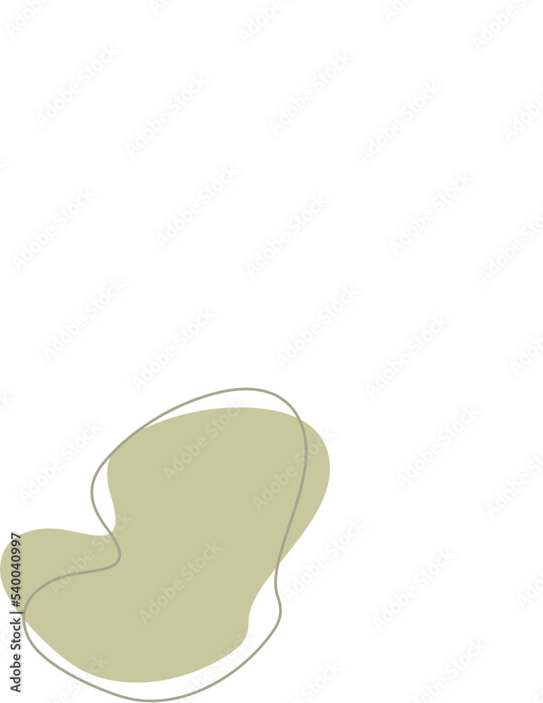 Liquid and fluid shape Green color Liquid and fluid shape Green color