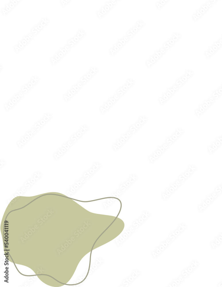 Liquid and fluid shape Green color Liquid and fluid shape Green color
