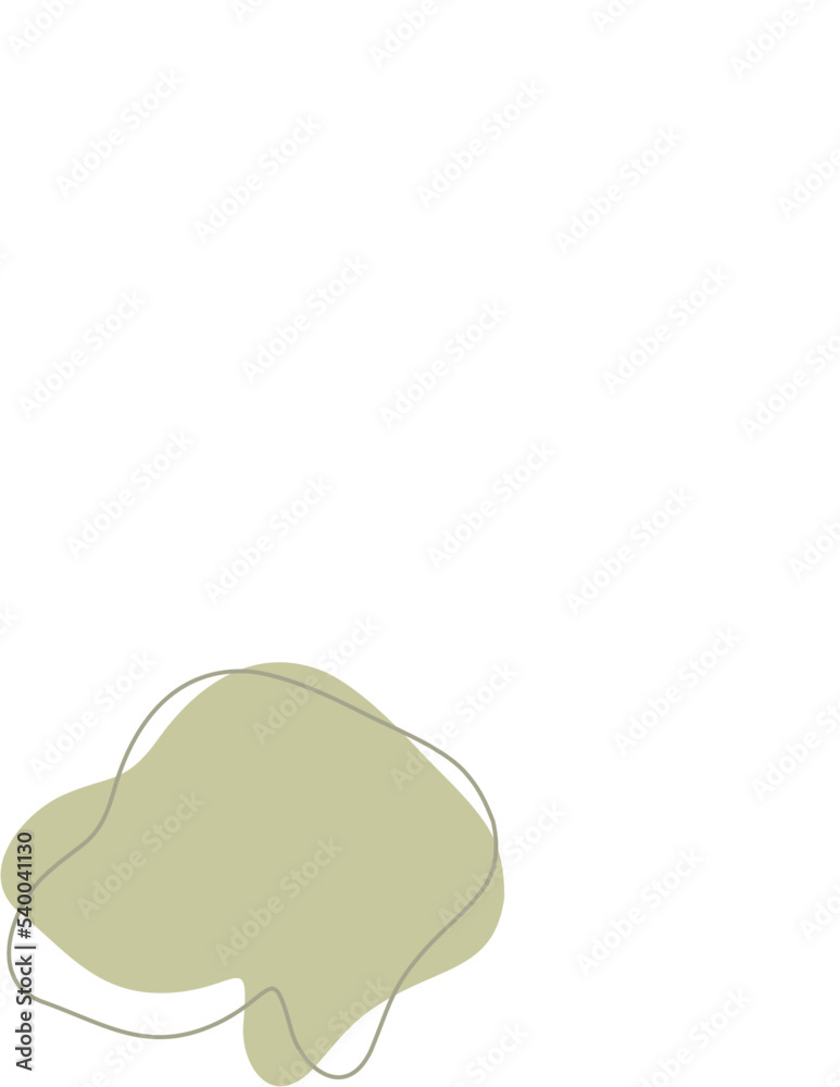 Liquid and fluid shape Green color Liquid and fluid shape Green color