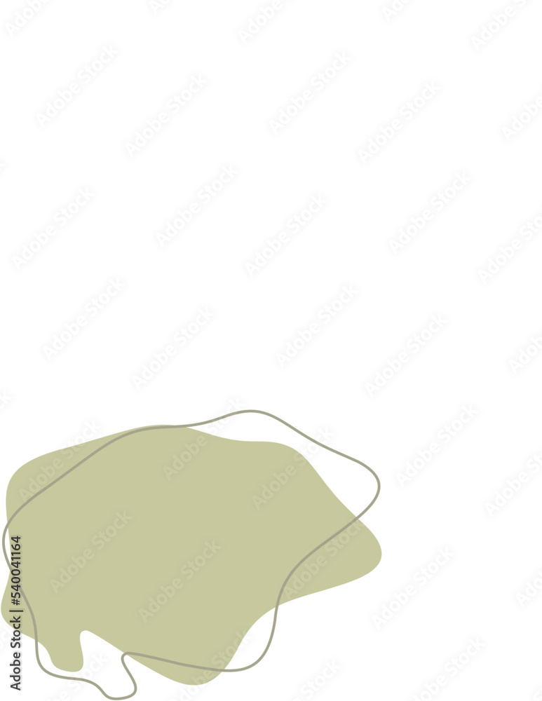 Liquid and fluid shape Green color Liquid and fluid shape Green color