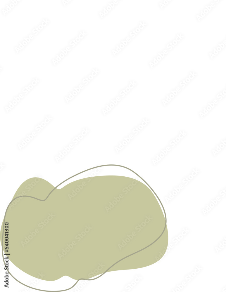 Liquid and fluid shape Green color Liquid and fluid shape Green color