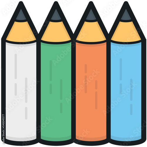 Pencils Vector Icon