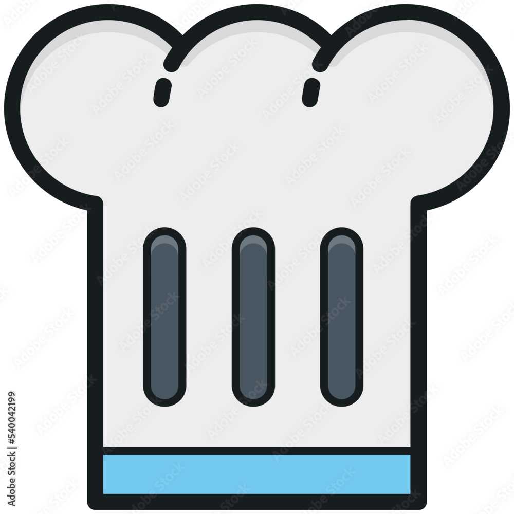 Chef Hat Vector Icon Chef Hat Vector Icon