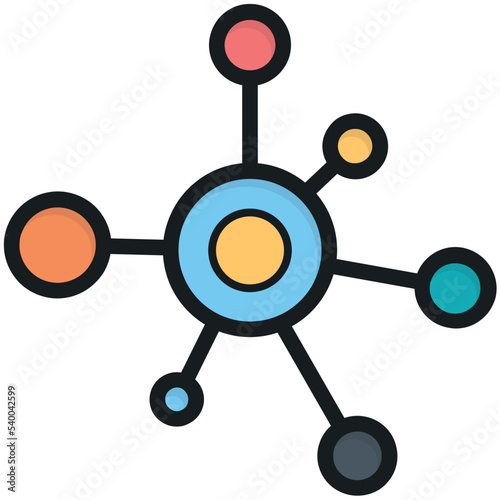 Molecule Vector Icon