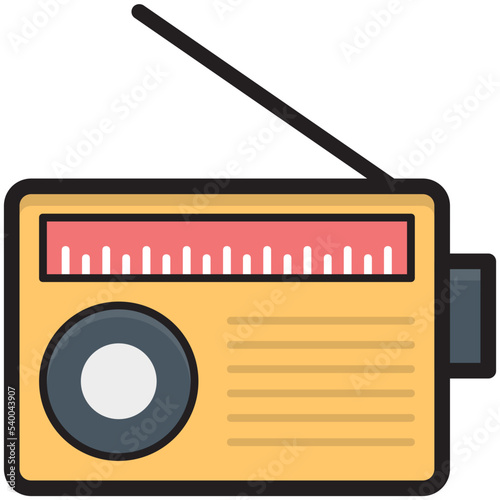 Radio Vector Icon