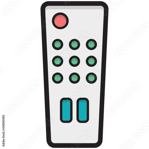 Remote Vector Icon