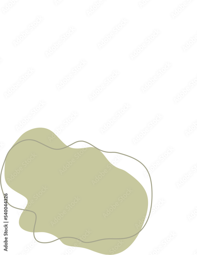 Liquid and fluid shape Green color Liquid and fluid shape Green color