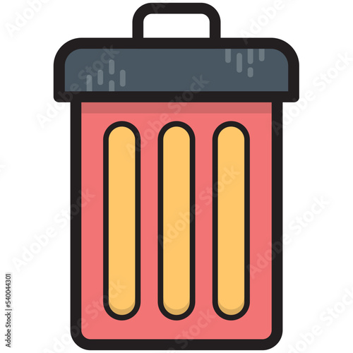 Dustbin Vector Icon