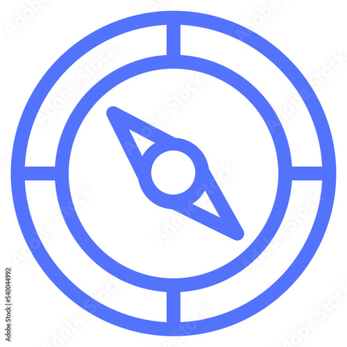 directions navigation orientation line icon