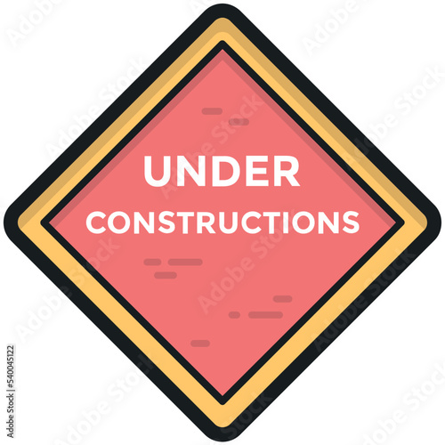Under Constructions Vector Icon