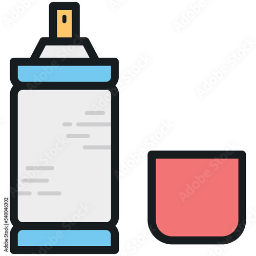 Hair Spray Vector Icon