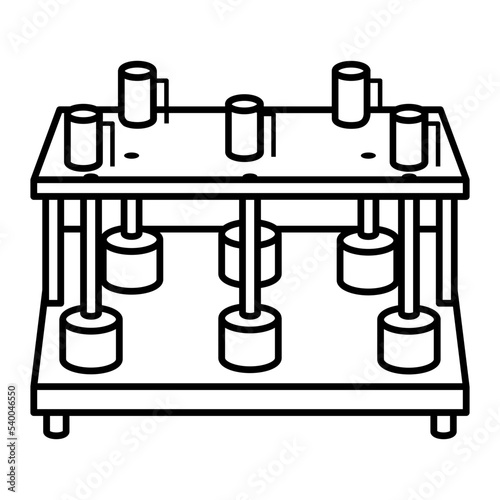 Cheese Quality Control Concept, Paneer Packaging Unit vector icon design, Caseiculture symbol, Cheesemaking Production Factory  Sign, dairy products and food preservation process stock illustration