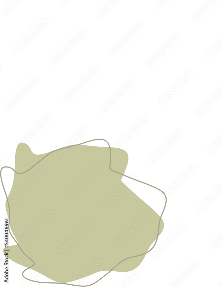 Liquid and fluid shape Green color Liquid and fluid shape Green color