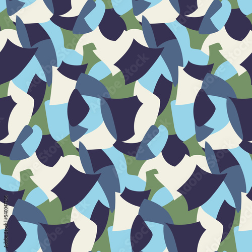 Seamless Geometric Abstract Vector Camouflage