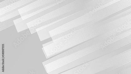 Wallpaper Mural Grey white abstract background geometry shine and layer element. Vector illustration Torontodigital.ca