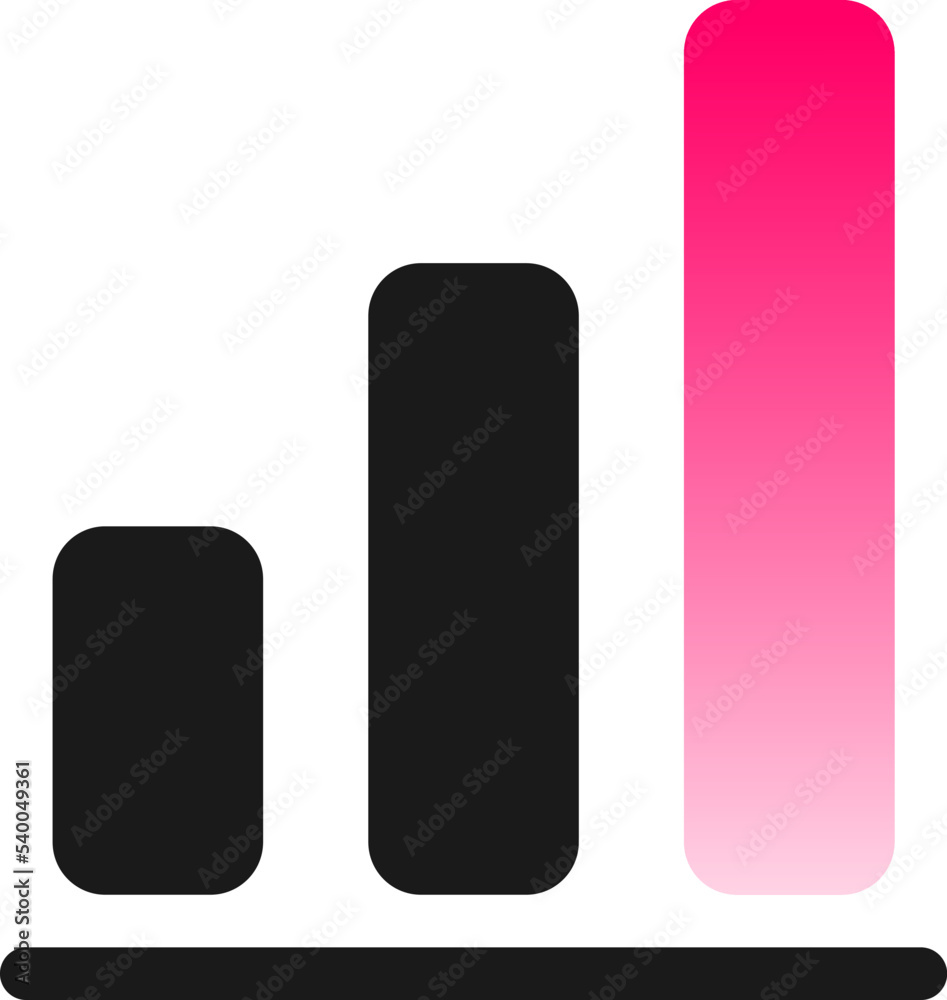 Graph icon - growth - rising - investment - stock market