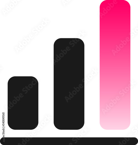 Graph icon - growth - rising - investment - stock market