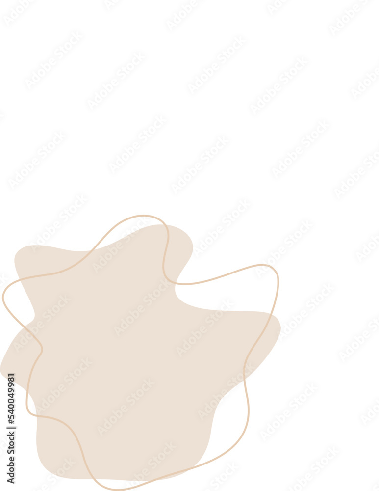Liquid and fluid shape beige color Liquid and fluid shape beige color