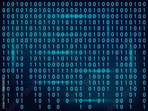 Abstract Technology Binary code Background.Digital binary data and Secure Data Concept for your web site design, app, UI. EPS10.