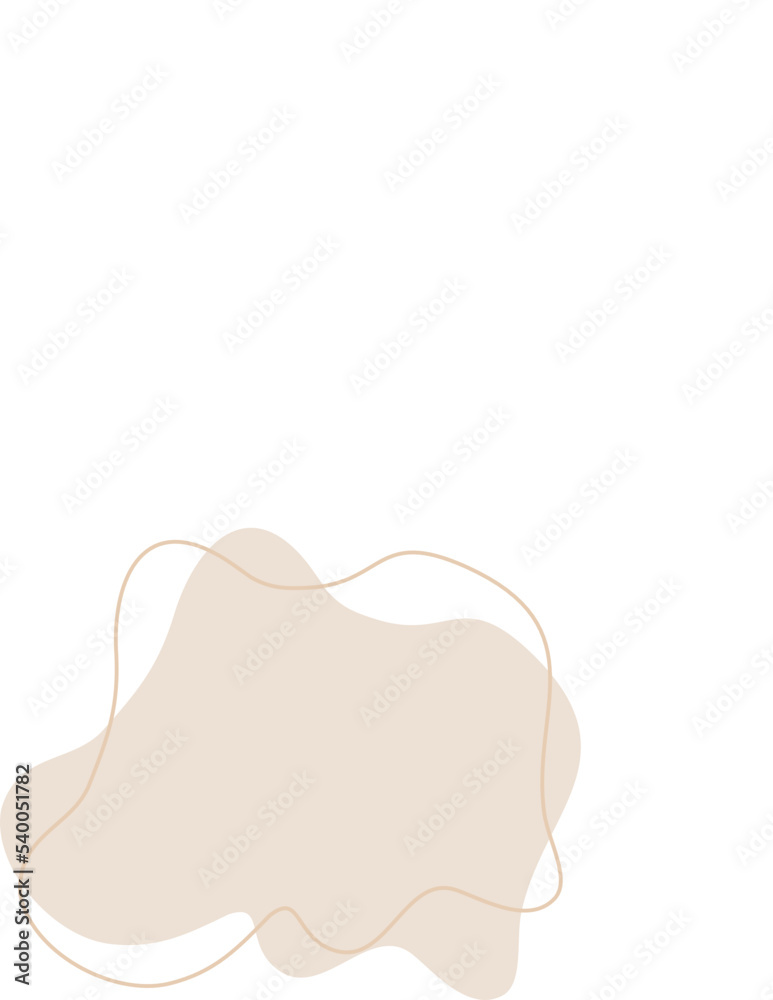 Liquid and fluid shape beige color Liquid and fluid shape beige color
