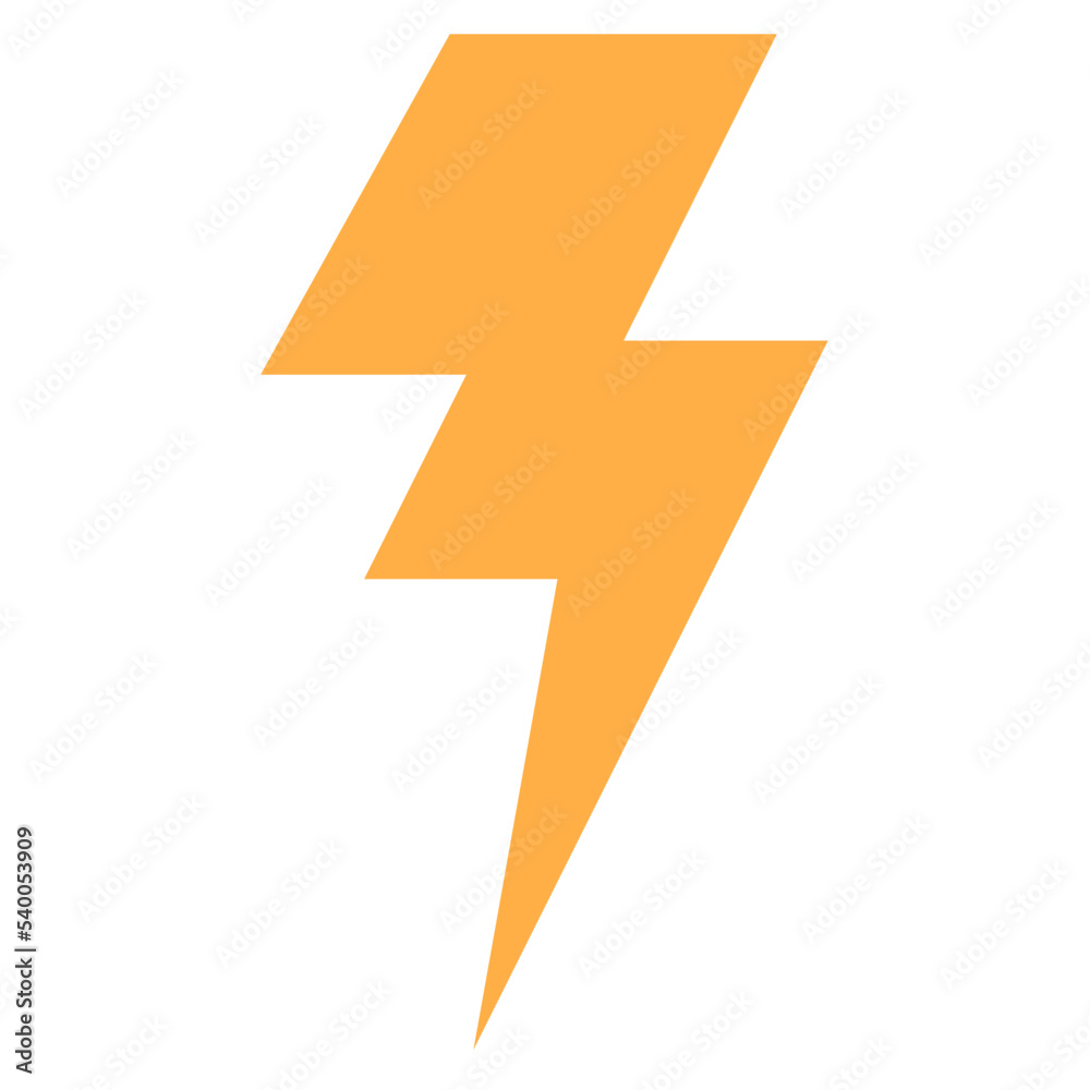 Bolt flat style icon Bolt flat style icon