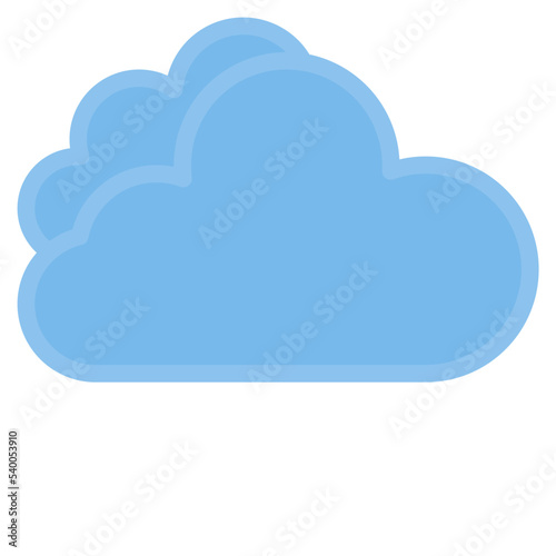 Cloud flat style icon