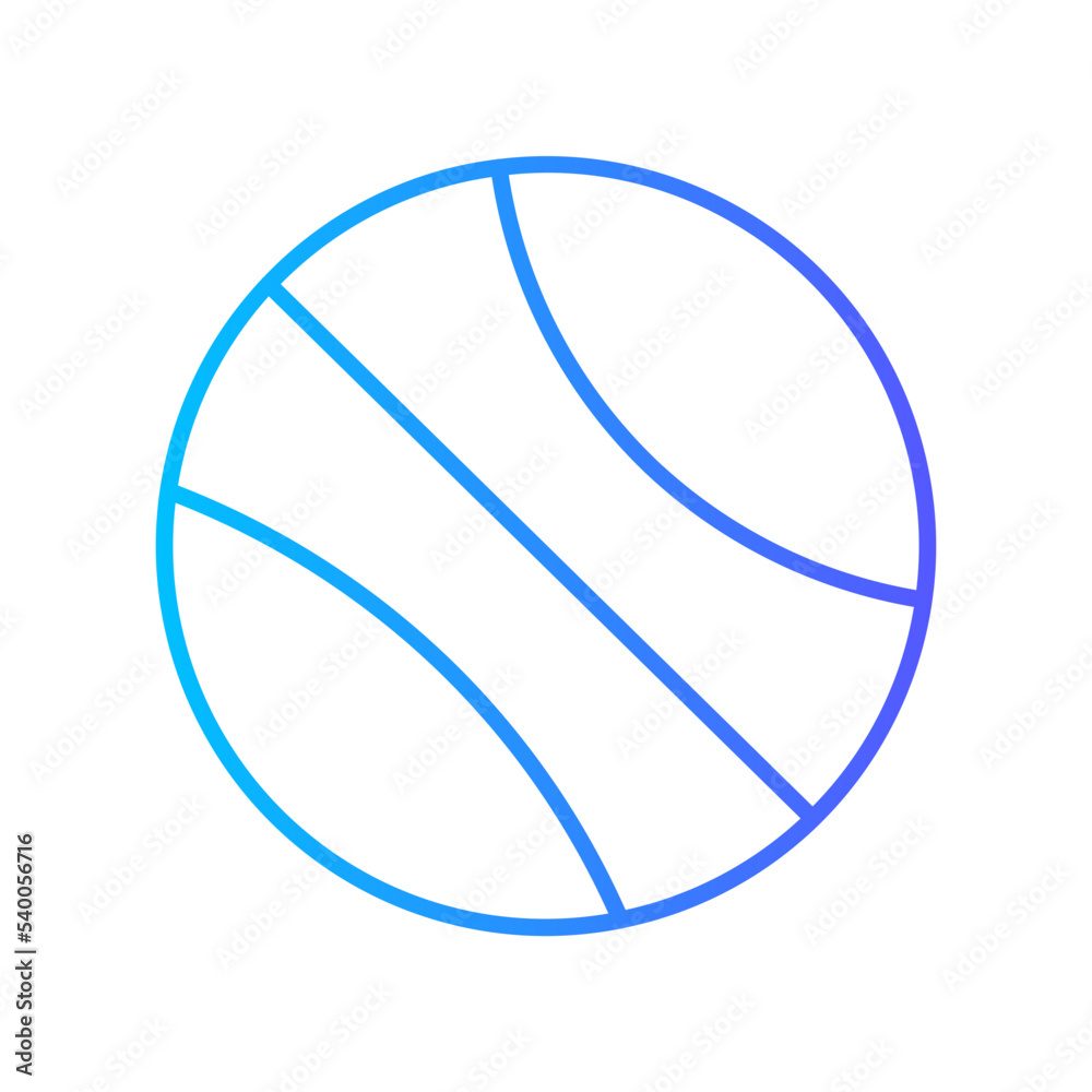 basketball gradient icon