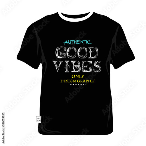 good vibes slogan tee graphic design typography for print t shirt illustration vector art