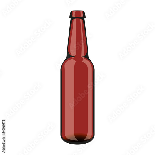 Brown glass bottle