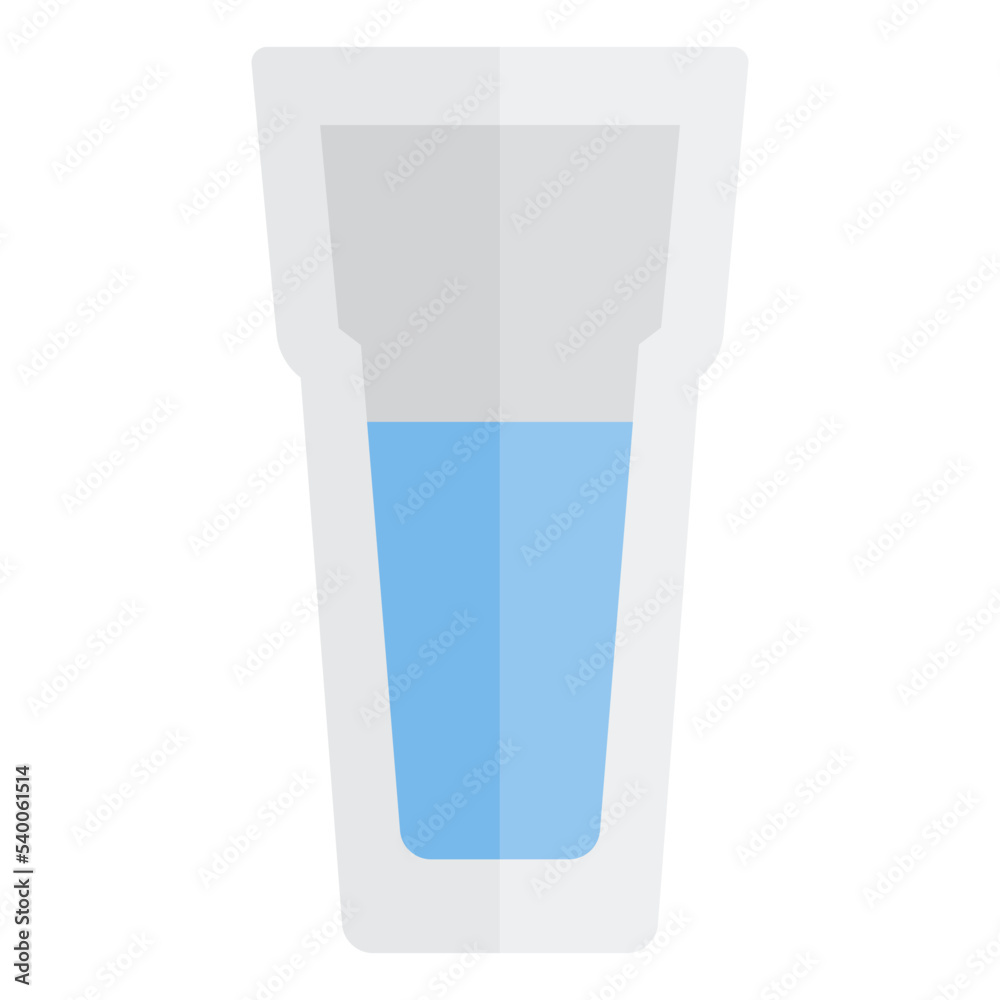 Glass flat style icon