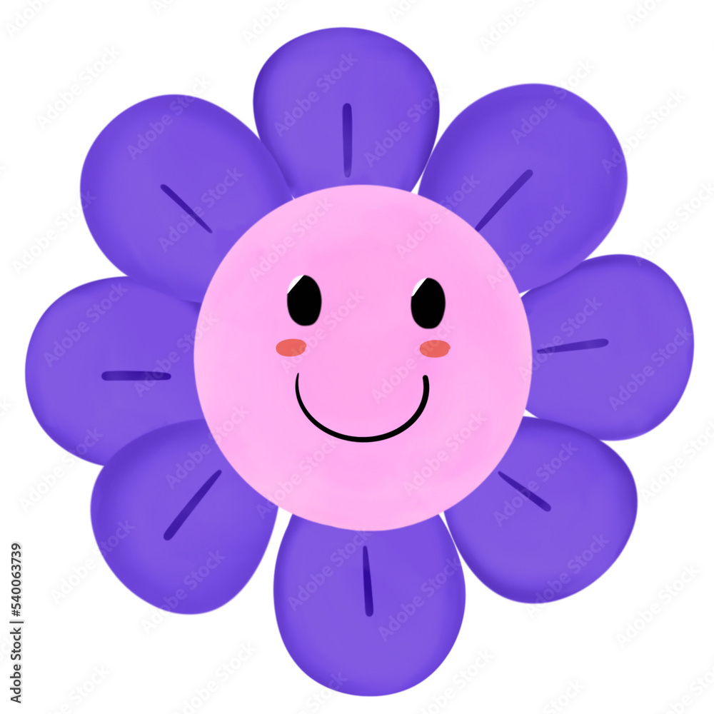 Smile Daisy Flower Watercolor Smile Daisy Flower Watercolor
