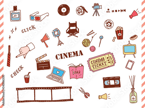 白黒、モノトーン、線画のイラスト(手書き、オシャレ、雑誌、ファッション、映画、手芸) Black and white, monotone, and line drawing illustrations.Handwriting, fashion, magazines, fashion, movies, handicrafts.