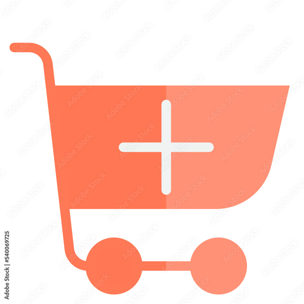 Cart flat style icon Cart flat style icon