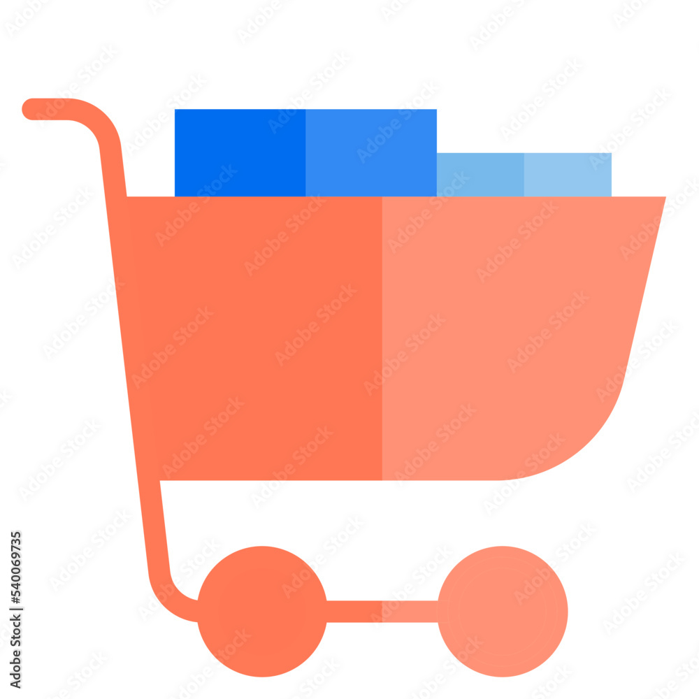 Cart flat style icon Cart flat style icon