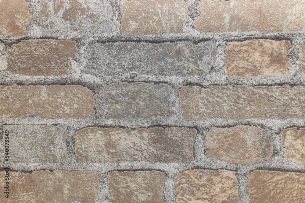 Wallcovering texture background with aged bricks pattern Wallcovering texture background with aged bricks pattern