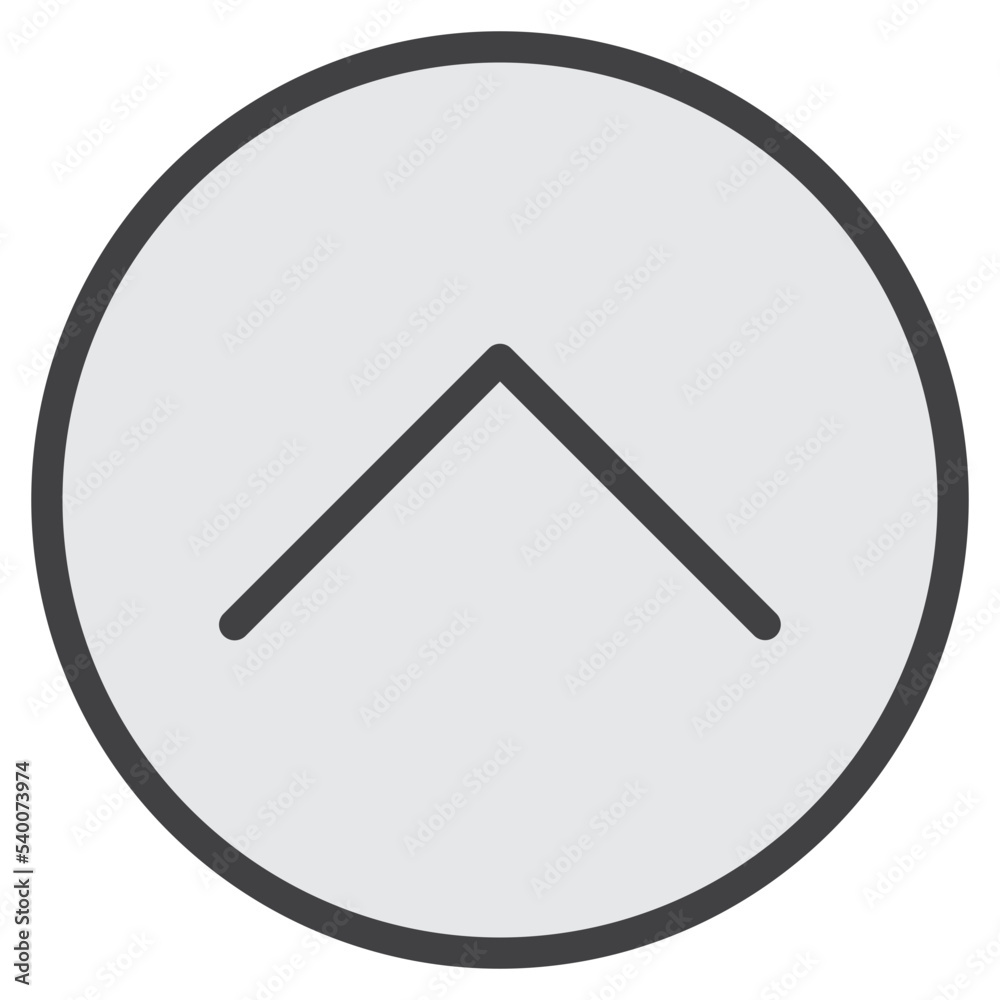 Up arrow color line style icon Up arrow color line style icon