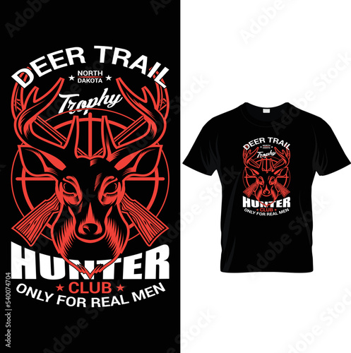 Deer Hunting T Shirt Design