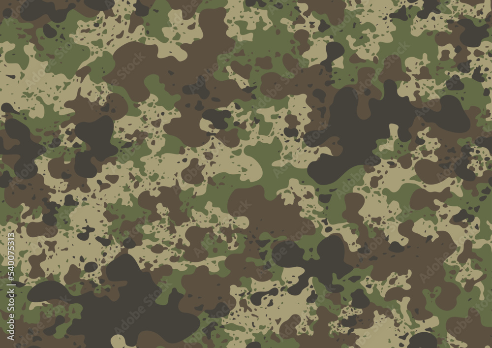 Premium Vector  Vector woodland camouflage seamless pattern , trendy style  camo