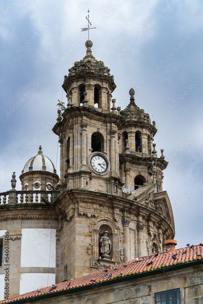 La Peregrina Church in the city of Pontevedra in Galicia, Spain.