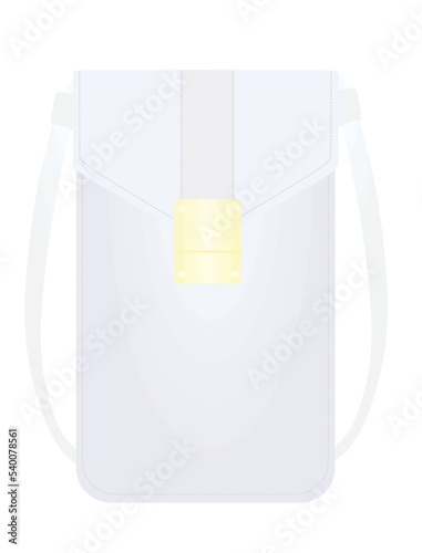 Small cross body bag. vector