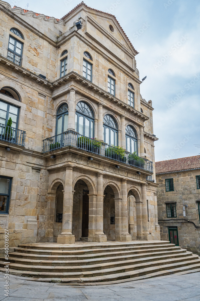Liceo casino in the city of Pontevedra, in Galicia, Spain.
