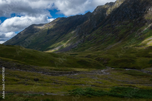 Scottish Mountain highland landscape, Scotland, munros.